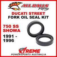All Balls 55-112 Ducati 750 SS Showa 1991-1996 Fork Oil Seal Kit 41x54x11