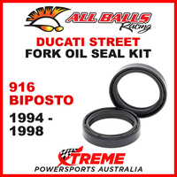 All Balls 55-120 Ducati 916 Biposto 1994-1998 Fork Oil Seal Kit 43x54x11