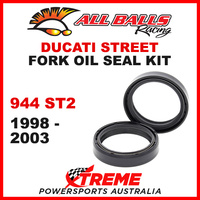 All Balls 55-120 Ducati 944 ST2 1998-2003 Fork Oil Seal Kit 43x54x11