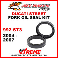 All Balls 55-120 Ducati 992 ST3 2004-2007 Fork Oil Seal Kit 43x54x11