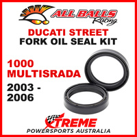 All Balls 55-120 Ducati 1000 Multistrada 2003-2006 Fork Oil Seal Kit 43x54x11