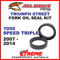 All Balls 55-120 Triumph 1050 Speed Triple 2007-2014 Fork Oil Seal Kit 43x54x11