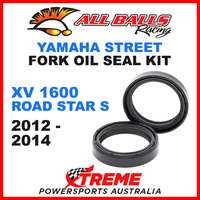 All Balls 55-120 Yamaha XV 1700 Road Star S 2012-2014 Fork Oil Seal Kit 43x54x11