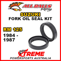 All Balls 55-122 For Suzuki RM125 RM 125 1984-1987 Fork Oil Seal Kit 43x55x10.5