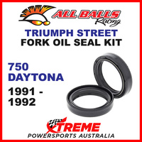 All Balls 55-122 Triumph 750 Daytona 1991-1992 Fork Oil Seal Kit 43x55x10.5