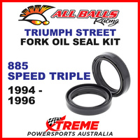 All Balls 55-122 Triumph 885 Speed Triple 1994-1996 Fork Oil Seal Kit 43x55x10.5