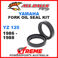 All Balls 55-122 Yamaha YZ125 YZ 125 1986-1988 Fork Oil Seal Kit 43x55x10.5