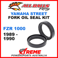 All Balls 55-122 Yamaha FZR1000 FZR 1000 1989-1990 Fork Oil Seal Kit 43x55x10.5