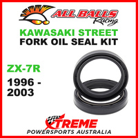 All Balls 55-123 Kawasaki ZX-7R ZX7R 1996-2003 Fork Oil Seal Kit 43x55x9.5/10