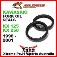 All Balls 55-126 Kawasaki KX125 KX250 KX 125 250 1996-2001 Fork Oil Seal Kit 46x58x9.5/11