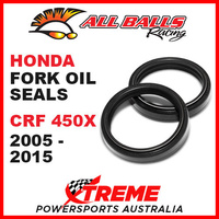 All Balls 55-127 Honda CRF450X CRF 450X 2005-2015 Fork Oil Seal Kit 47x58x10