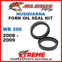 All Balls 55-130 Husqvarna WR300 WR 300 2008-2009 Fork Oil Seal Kit 50x63x11