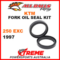 All Balls 55-130 KTM 250EXC 250 EXC 1997 Fork Oil Seal Kit 50x63x11