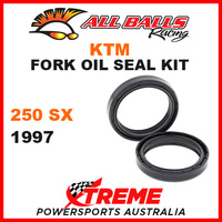 All Balls 55-130 KTM 250SX 250 SX 1997 Fork Oil Seal Kit 50x63x11