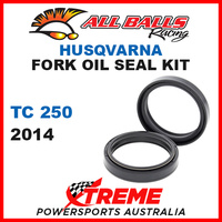 All Balls 55-131 Husqvarna TC250 TC 250 2014 Fork Oil Seal Kit 48x57.7x9.5/10.3