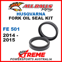 All Balls 55-131 Husqvarna FE501 FE 501 2014-2015 Fork Oil Seal Kit 48x57.7x9.5/10.3