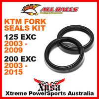 All Balls 55-131 KTM 125EXC EXC 125 03-2009 200EXC 200 03-2015 Fork Oil Seal Kit 48x57.7x9.5/10.3