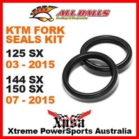 All Balls 55-131 KTM 125SX SX 125 03-2015 144SX 150SX 07-2015 Fork Oil Seal Kit 48x57.7x9.5/10.3
