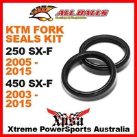 All Balls 55-131 KTM 250SX-F 250 SXF 05-2015 450SX-F 450 03-2015 Fork Oil Seal Kit 48x57.7x9.5/10.3
