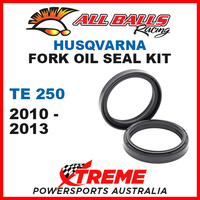 All Balls 55-132 Husqvarna TE250 TE 250 2010-2013 Fork Oil Seal Kit 48x58.2x8.5/10.5