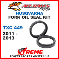 All Balls 55-132 Husqvarna TXC449 TXC 449 2011-2013 Fork Oil Seal Kit 48x58.2x8.5/10.5