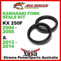 All Balls 55-132 Kawasaki KX250F KX 250F KXF250 2004-2005 & 2013-2014 Fork Oil Seal Kit 48x58.2x8.5/10.5