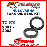 All Balls 55-135 Husqvarna TC570 TC 570 2001-2002 Fork Oil Seal Kit 45x58x11