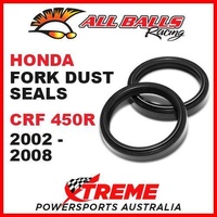 Fork Dust Seals Kit Honda CRF 450R CRF450R 2002-2008 Dirt Bike, All Balls 57-100