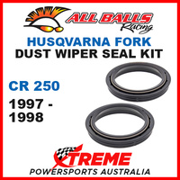 All Balls 57-100 Husqvarna CR250 CR 250 1997-1998 Fork Dust Wiper Seal Kit