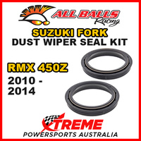 All Balls 57-100 For Suzuki RMX450Z 2010-2014 Fork Dust Wiper Seal Kit 47x58.5x13.3
