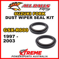 All Balls 57-101 For Suzuki GSX-R600 1997-2003 Fork Dust Wiper Seal Kit 45x57