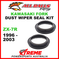 All Balls 57-102 Kawasaki ZX-7R 1996-2003 Fork Dust Wiper Seal Kit 43x55