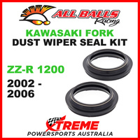 All Balls 57-102 Kawasaki ZZ-R1200 2002-2006 Fork Dust Wiper Seal Kit 43x55