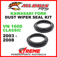 All Balls 57-102 Kawasaki VN1600 Classic 2003-2008 Fork Dust Wiper Seal Kit 43x55