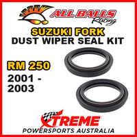 All Balls 57-103 For Suzuki RM250 2001-2003 Fork Dust Wiper Seal Kit 46x58.5x14.25
