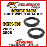 All Balls 57-103 For Suzuki GSX1400 2001-2008 Fork Dust Wiper Seal Kit 46x58.5