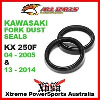 Fork Dust Seals Kawasaki KX250F KX250F KXF250 04-2005 & 13-2014, All Balls 57-105