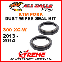 All Balls 57-105 KTM 300XCW 300 XC-W 2013-2014 Fork Dust Wiper Seal Kit