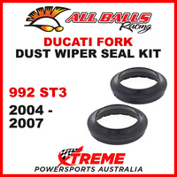 All Balls 57-108-1 Ducati 992 ST3 2004-2007 Fork Dust Wiper Seal Kit 43x54