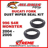 All Balls 57-108-1 Ducati 996 S4R Monster 2004-2006 Fork Dust Wiper Seal Kit 43x54