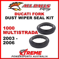 All Balls 57-108-1 Ducati 1000 Multistrada 2003-2006 Fork Dust Wiper Seal Kit 43x54