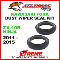 All Balls 57-108-1 Kawasaki ZX10R Ninja 2011-2015 Fork Dust Wiper Seal Kit 43x54