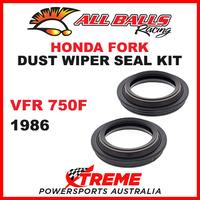 All Balls 57-109 Honda VFR 750F 1986 Fork Dust Wiper Seal Kit 37x50