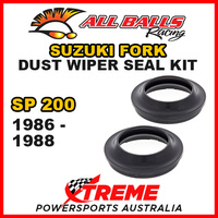 All Balls 57-112 For Suzuki SP200 SP 200 1986-1988 Fork Dust Wiper Seal Kit 35x48