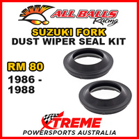 All Balls 57-113 For Suzuki RM80 RM 80 1986-1988 Fork Dust Wiper Seal Kit 33x46