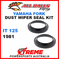 All Balls 57-121 Yamaha IT125 IT 125 1981 Fork Dust Wiper Seal Kit