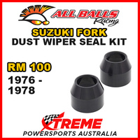 All Balls 57-123 For Suzuki RM100 RM 100 1976-1978 Fork Dust Wiper Seal Kit 30mm ID