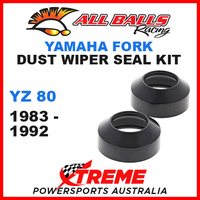 All Balls 57-125 Yamaha YZ80 YZ 80 1983-1992 Fork Dust Wiper Seal Kit