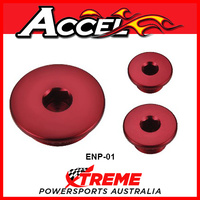 Accel 58.ENP-01 Honda CRF250 X 2004-2014 Red Engine Plug