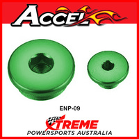 Accel 58.ENP-09 Kawasaki KLX450 2008-2015 30x1.5 Green Engine Plug